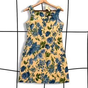 Vintage 90s or Y2K Rampage blue floral mini dress